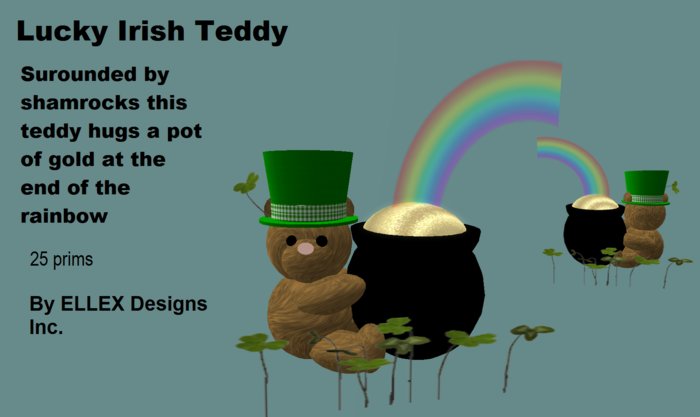Lucky irish Teddy by ELLEX