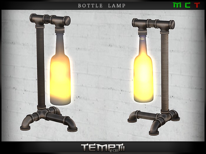 *TEMPTii*  BOTTLE LAMP