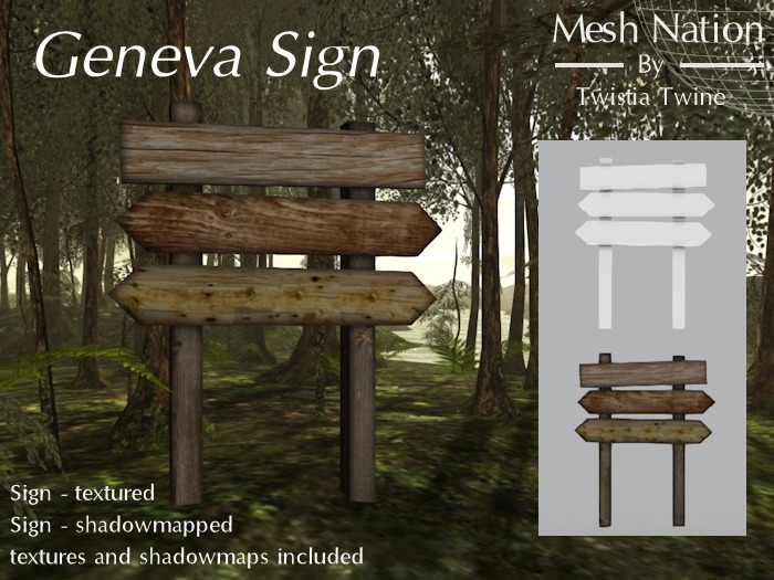 * Mesh Nation * FULL PERMISSIONS Geneva Sign