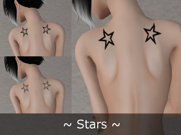 Unisex *Stars* Bladebones-Tattoo