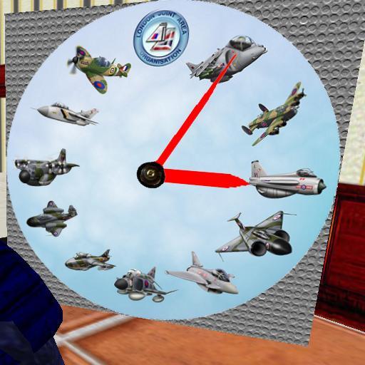 UK Planes King Clock