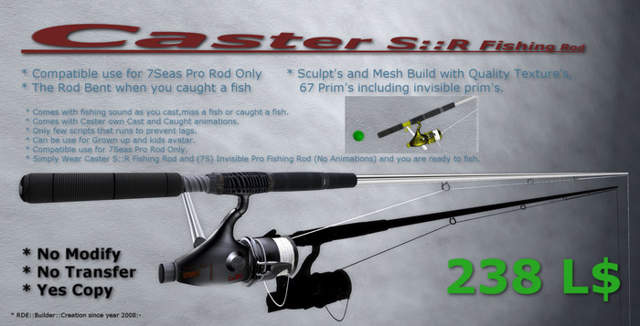 Fishing Rod Caster S::R Yellow Pale Version 1.55 (Unpack me)