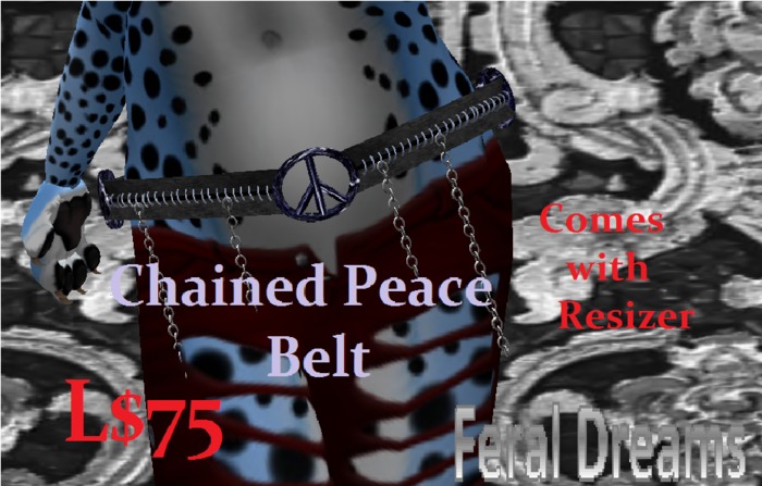 *Feral Dreams* Chained Peace Belt