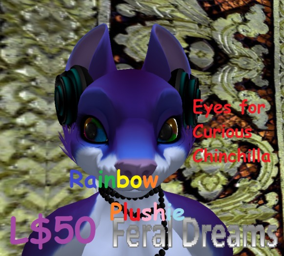 *Feral Dreams* Rainbow Plushie Eyes