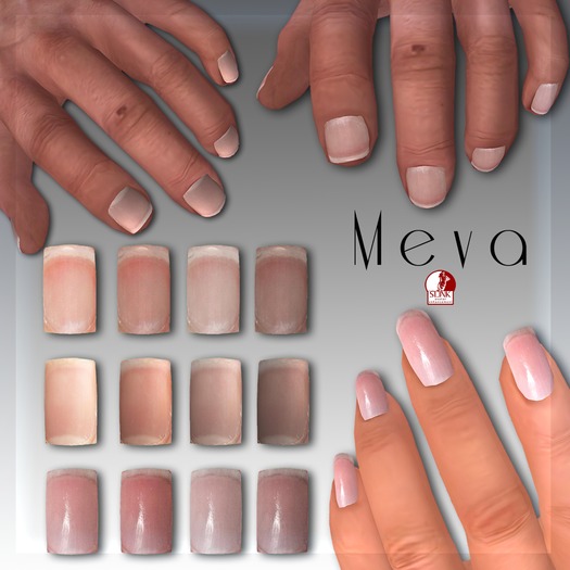 Meva Slink FingerNails Natural