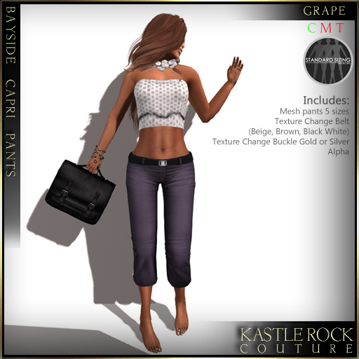 :KR: Bayside Capri - Black