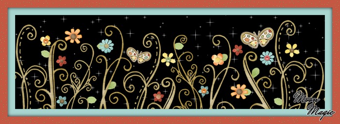 Moon Magic-flowers-swirls-butterflies -boxed