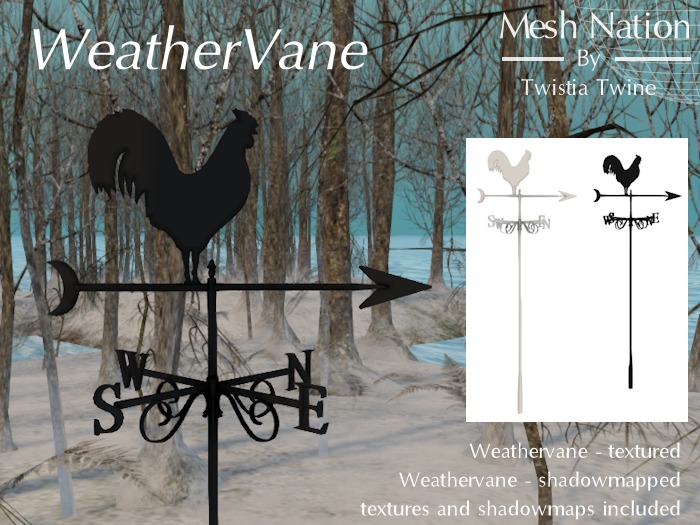 * Mesh Nation * FULL PERMISSIONS WeatherVane