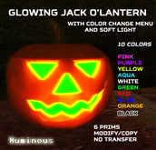 NUMINOUS - Jack O'Lantern - Color Glow (Box) (M/C/NT)