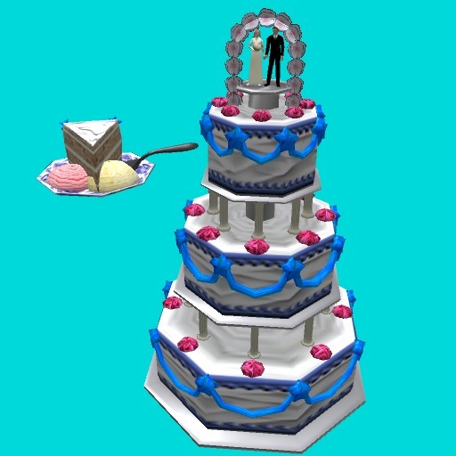 Victorian Wedding Cake (12 prims)