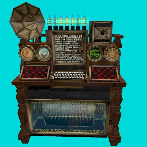 Steampunk Computer (8 prims)