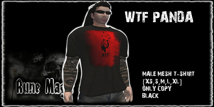 WTF Panda Mesh Shirt
