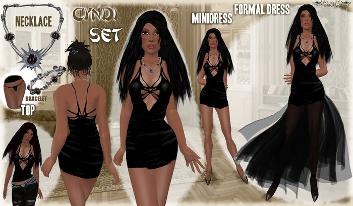 .:R&K:. CYNDI SET (Neko Kitty Set, Punk Set, Vampire Set, Gothic Set)