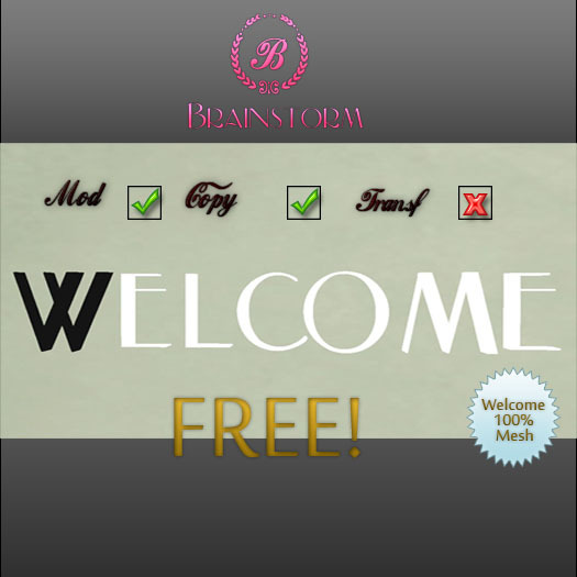 FREE! Welcome Mesh