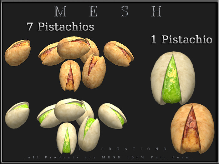 T-3D Creation [Button] MESH - Full Perm