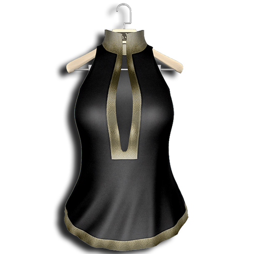 .:Vitrimi:. Collared Tank Black