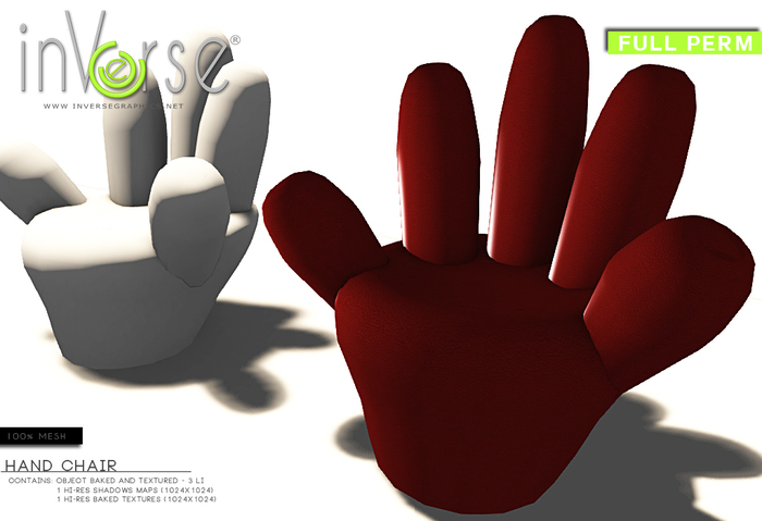 ☰ inVerse ☰ Hand chair cartoon style FULL PERM