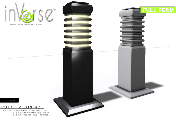 inVerse® MESH Outdoor lamp #2  FULL PERM