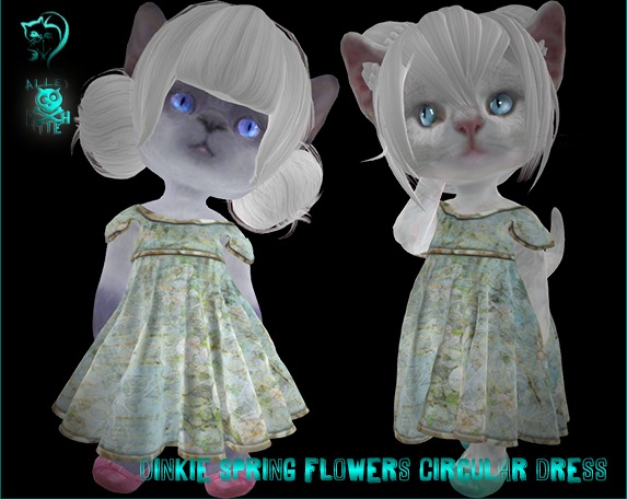 Dinkie Spring Flowers Circular Dress