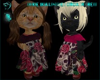 Dinkie Skulls&Roses Circular Dress