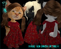 Dinkie Red Circular Dress