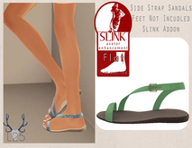 Side Strap Sandal (Sky)