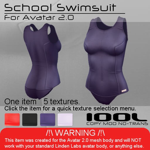 <UTILIZATOR> - School Swimsuit (for Avatar 2.0)