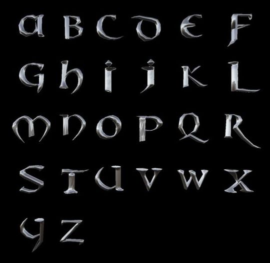 Alphabet-Unziale (full perm)