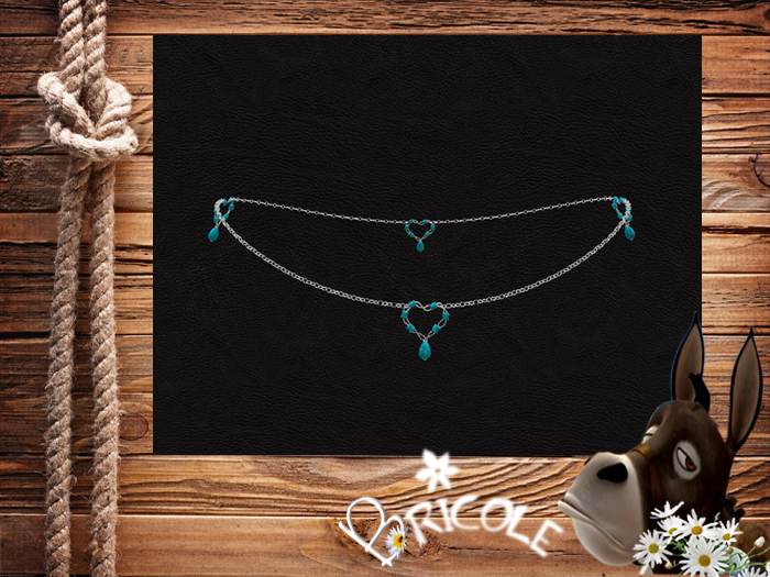 Goutte d'eau Belly chain