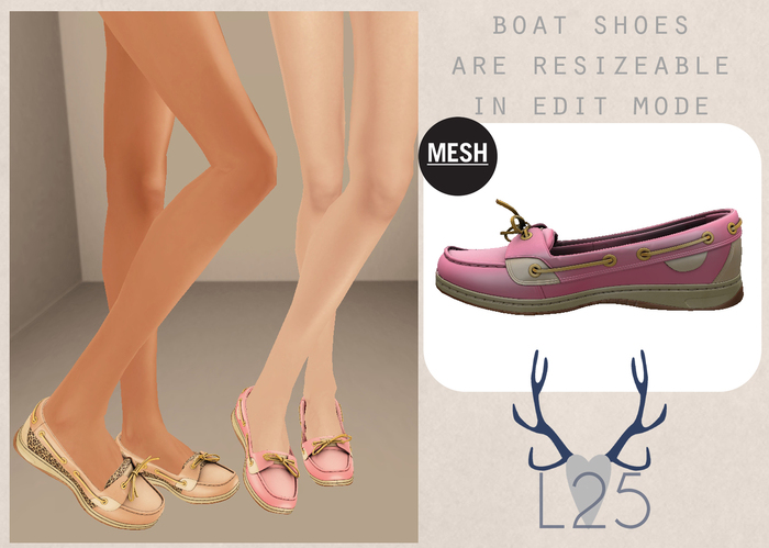 Boat Shoes (Pink)