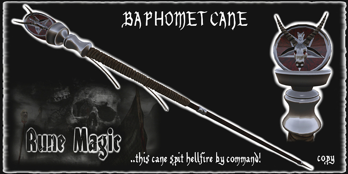 RM - Baphomet Cane
