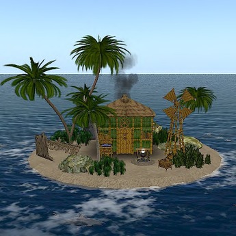 Second Life Marketplace - Gilligan's Island Play Set (68 prims)