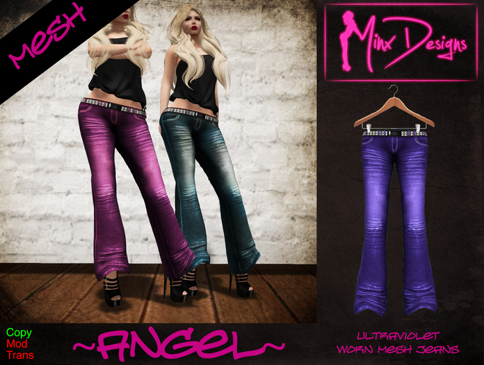 ::MD:: (Mesh) Angel Jeans - UltraViolet