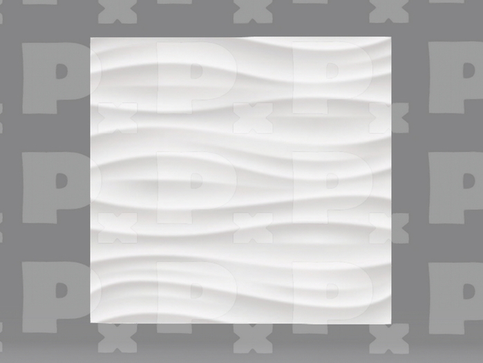 [Px] Wavy wall seamless texture (white)