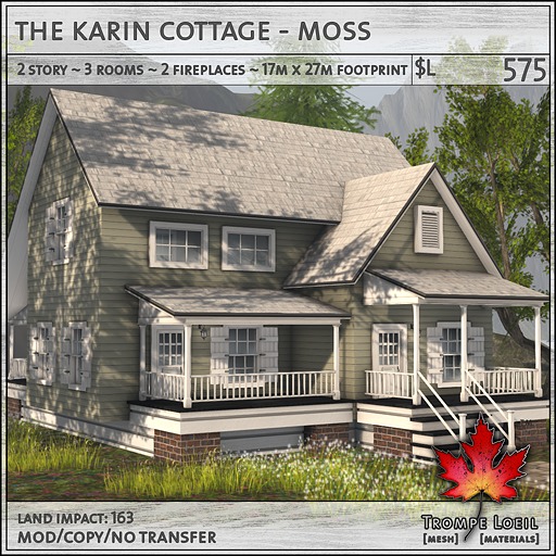 Trompe Loeil - Karin Cottage Sky V1.1 [mesh]