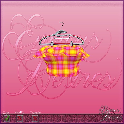 *E.D.* Plaid Ruffle Crop Top