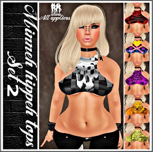 [.Twisted Barbie.]-HIPPIE TANK SET 2*(Boxed)