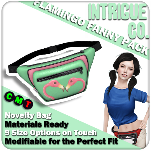 Intrigue Co. - Fanny Pack: Flamingos