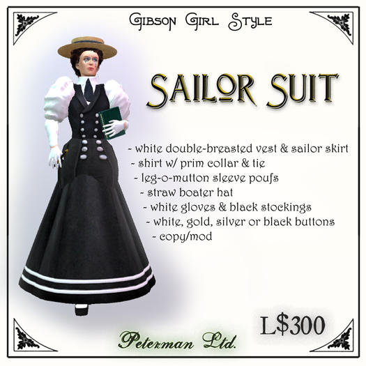 Sailor Suit - black