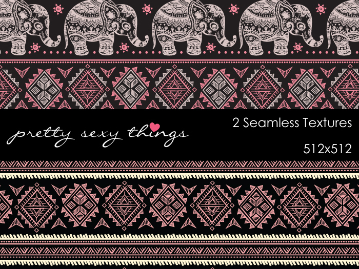 Seamless Vintage African Design Textures