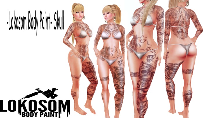 -Lokosom Body Paint- Skull