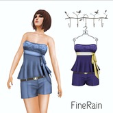 :: FineRain creations.::Top & Short  Purple