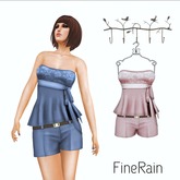 :: FineRain creations.::Top & Short Pink