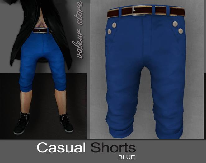 Casual Short light blue::Valeur Store::