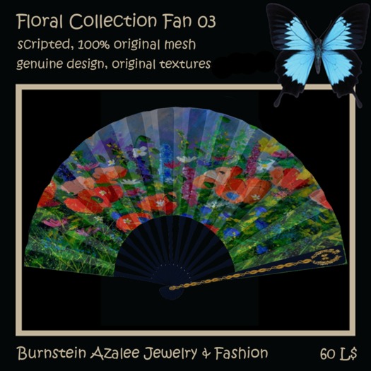 Floral Collection Fan 03