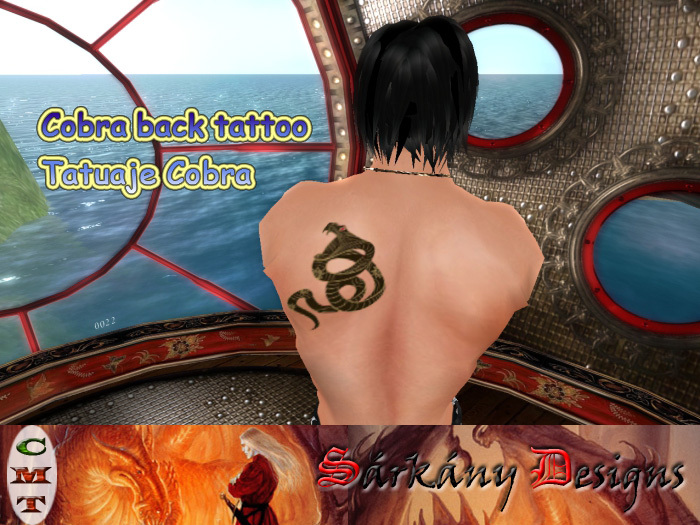 [Sárkány Designs] Cobra Back Tattoo