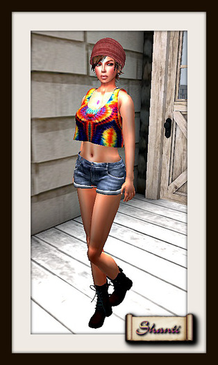 Shanti Valerie Shorts Outfit MESH v1.2gb