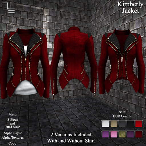 DE Designs - Kimberly Jacket - Red