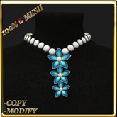 LW_ Boxed Mesh Lily Jewelry Set - Black Red