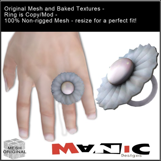 MANIC - Daisy Pearl Ring